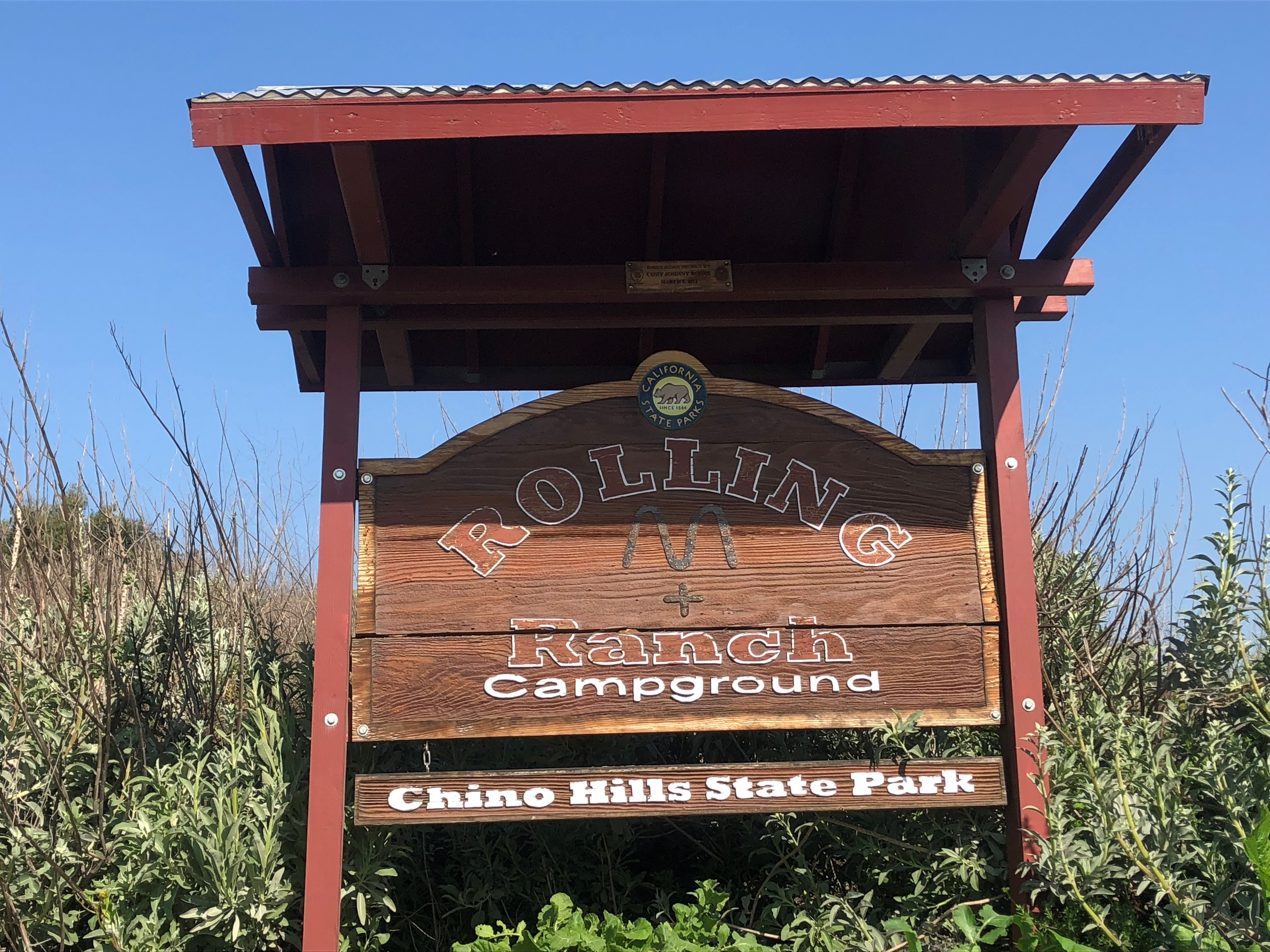 Rolling M. Ranch Campground Sign